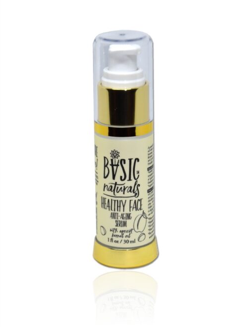 Natural Anti-Aging face serum with essential oils - basic-naturals